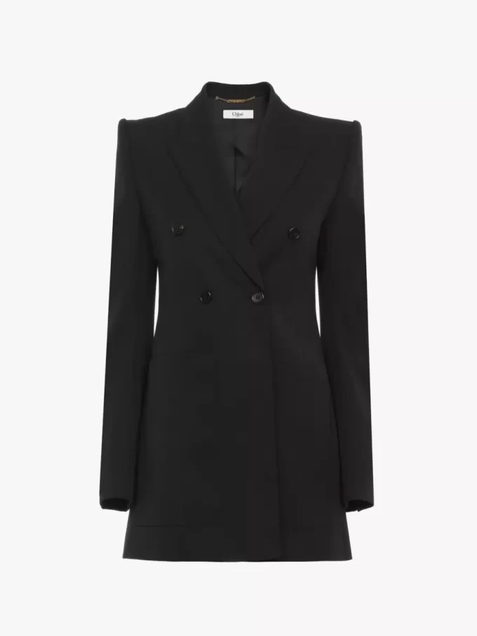 Maßgeschneiderte Jacke aus Wolle Grain de Poudre Maßgeschneiderte Jacke aus Wolle Grain de Poudre
