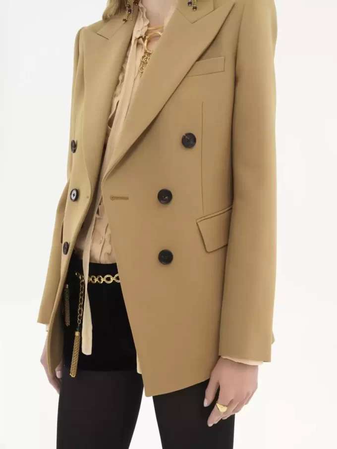Maßgeschneiderte Jacke aus Wolle Grain de Poudre Maßgeschneiderte Jacke aus Wolle Grain de Poudre