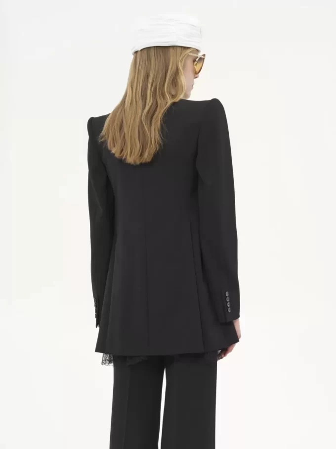 Maßgeschneiderte Jacke aus Wolle Grain de Poudre Maßgeschneiderte Jacke aus Wolle Grain de Poudre