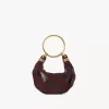 Mini-Armband-Hobo-Tasche aus Wildleder und Schlangenhaut Mini-Armband-Hobo-Tasche aus Wildleder und Schlangenhaut