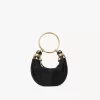Mini Beaded Bracelet Hobo Bag aus Wildleder