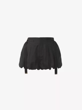 Mini-Bloomer-Shorts aus gewaschener Habotai-Seide