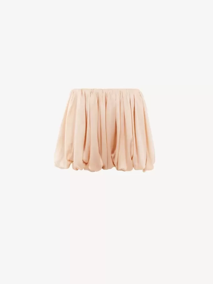 Mini-Bloomer-Shorts aus Seidencharmeuse