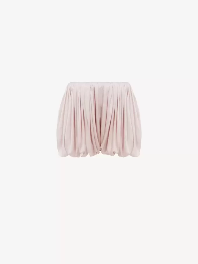 Mini-Bloomer-Shorts aus Seidencharmeuse