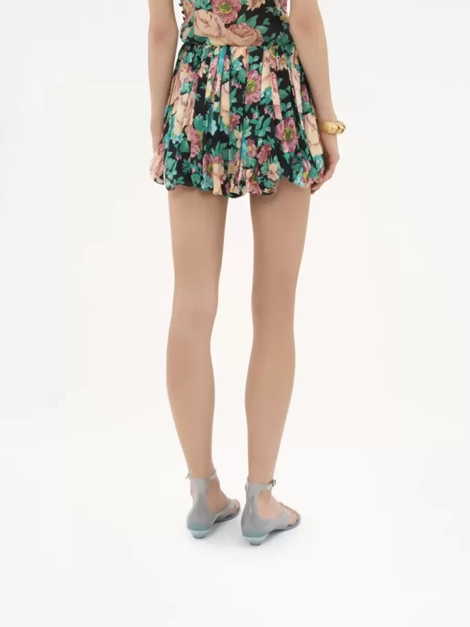 Mini-Bloomer-Shorts aus Seidencharmeuse