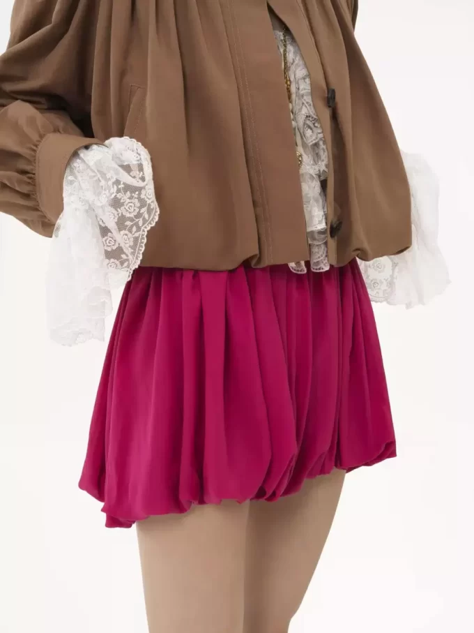 Mini-Bloomer-Shorts aus Seidencharmeuse