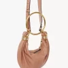 Mini Bracelet Hobo Bag aus genarbtem Leder Mini Bracelet Hobo Bag aus genarbtem Leder