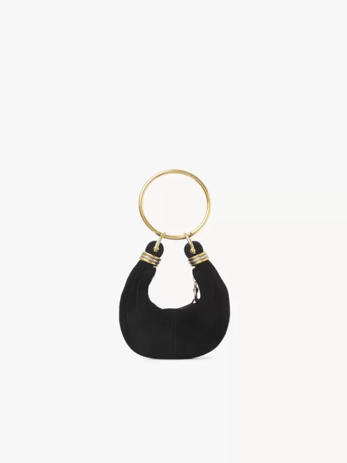 Mini Bracelet Hobo Bag aus Wildleder