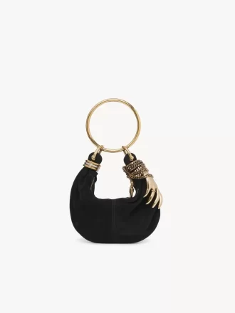 Mini Bracelet Hobo Bag aus Wildleder