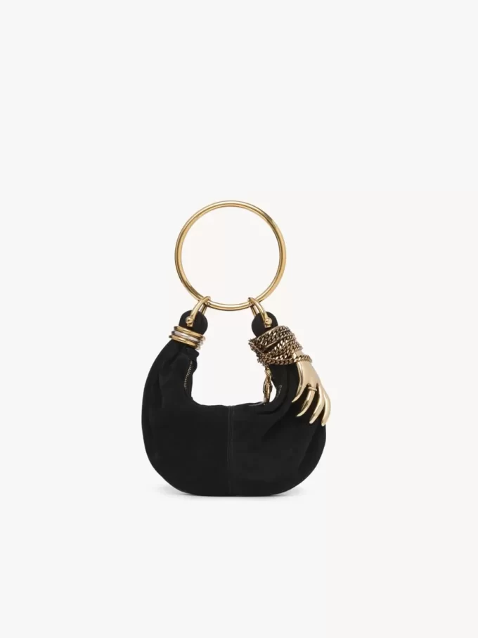 Mini Bracelet Hobo Bag aus Wildleder Mini Bracelet Hobo Bag aus Wildleder