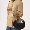 Mini Bracelet Hobo Bag aus Wildleder