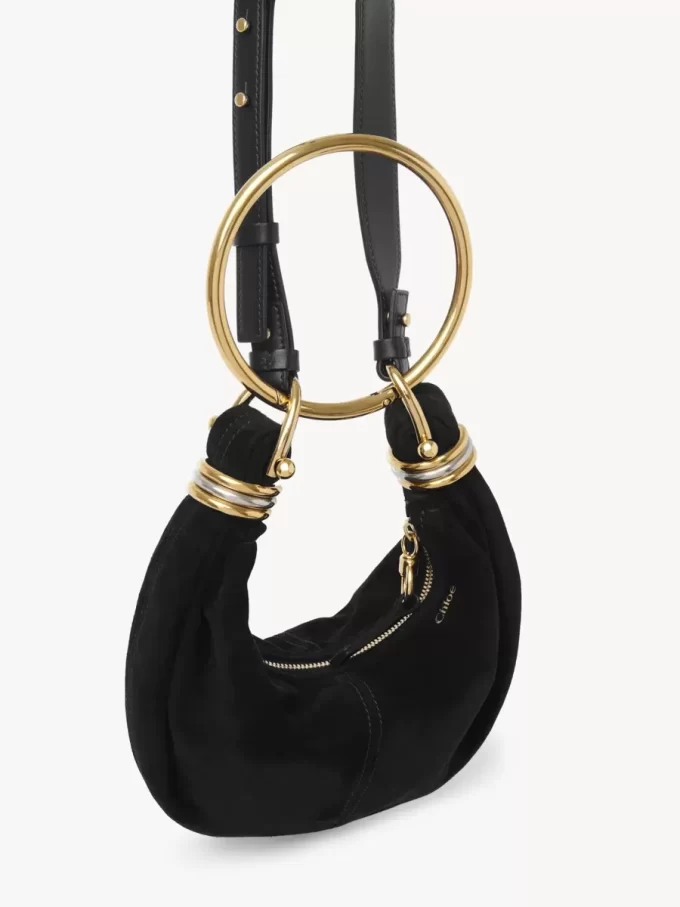Mini Bracelet Hobo Bag aus Wildleder