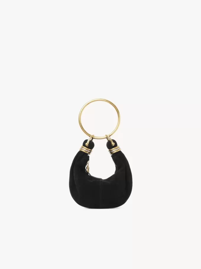 Mini Bracelet Hobo Bag aus Wildleder