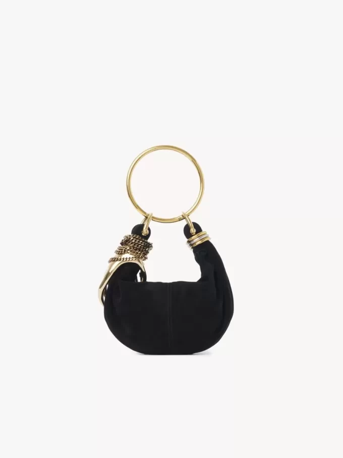 Mini Bracelet Hobo Bag aus Wildleder Mini Bracelet Hobo Bag aus Wildleder