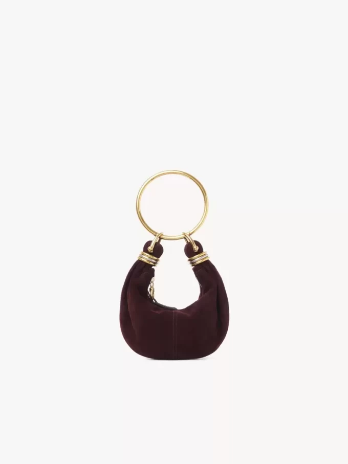 Mini Bracelet Hobo Bag aus Wildleder