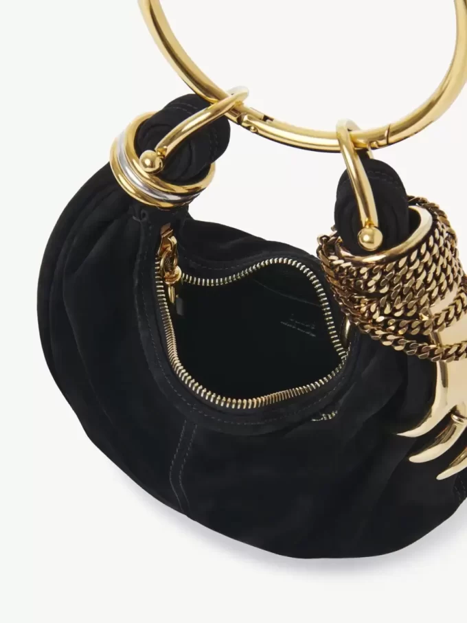 Mini Bracelet Hobo Bag aus Wildleder Mini Bracelet Hobo Bag aus Wildleder
