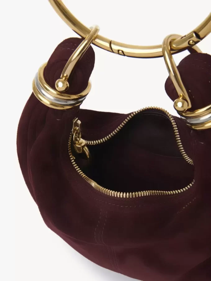 Mini Bracelet Hobo Bag aus Wildleder