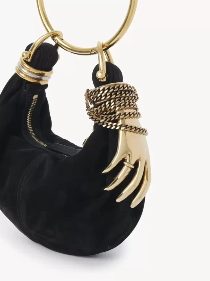 Mini Bracelet Hobo Bag aus Wildleder Mini Bracelet Hobo Bag aus Wildleder