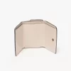 Mini Chloé Iconic Dreifachfalttasche aus glänzendem Leder