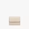 Mini Chloé Iconic Dreifachfalttasche aus glänzendem Leder
