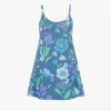 Minikleid mit dünnen Trägern aus Baumwolljersey Minikleid mit dünnen Trägern aus Baumwolljersey