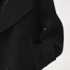 Oversize-Kurzmantel aus Wolle