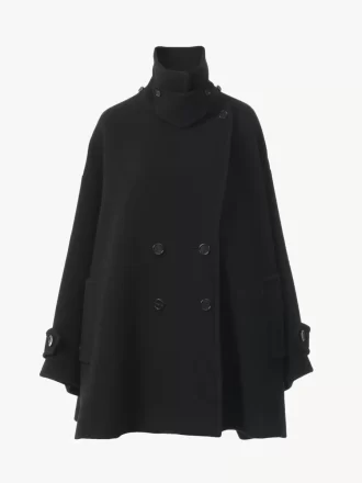 Oversize-Mantel aus Wolle