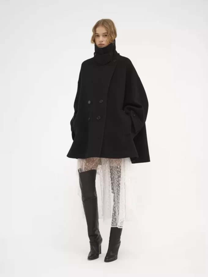 Oversize-Mantel aus Wolle Oversize-Mantel aus Wolle
