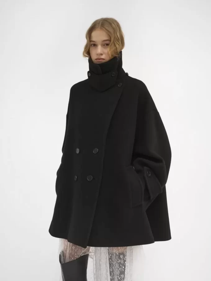 Oversize-Mantel aus Wolle Oversize-Mantel aus Wolle