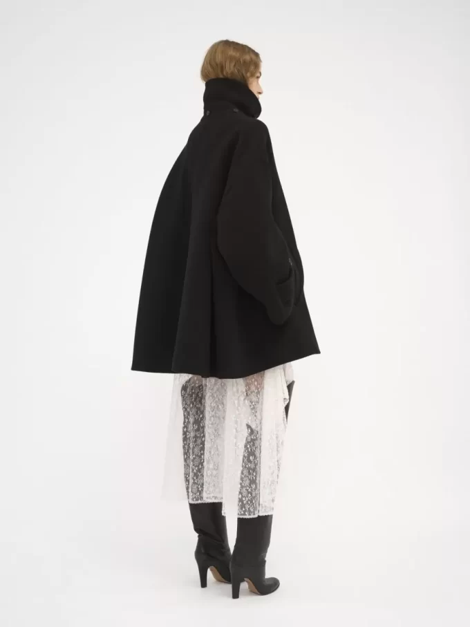 Oversize-Mantel aus Wolle Oversize-Mantel aus Wolle