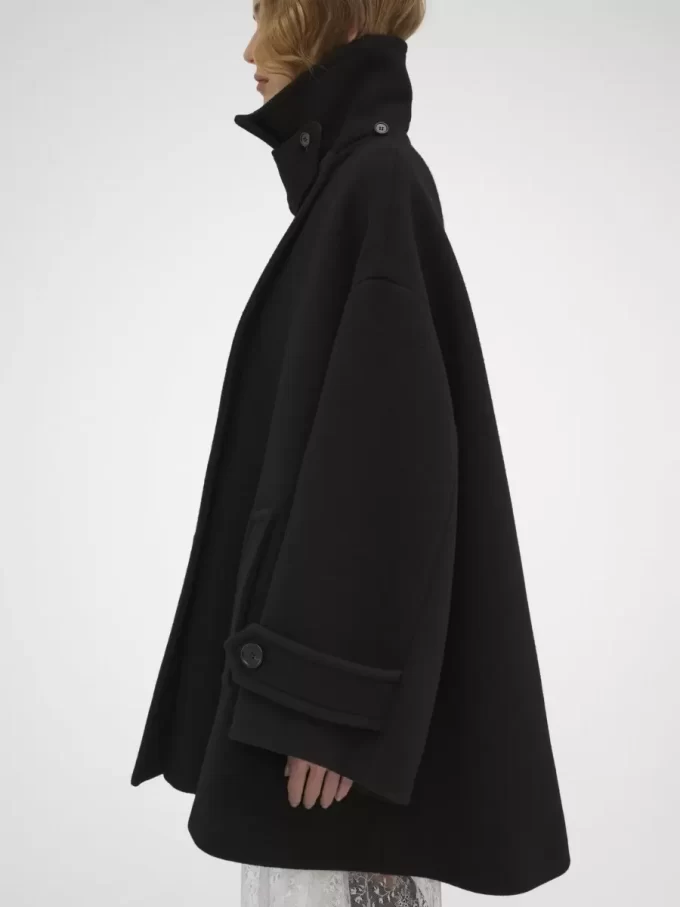 Oversize-Mantel aus Wolle Oversize-Mantel aus Wolle