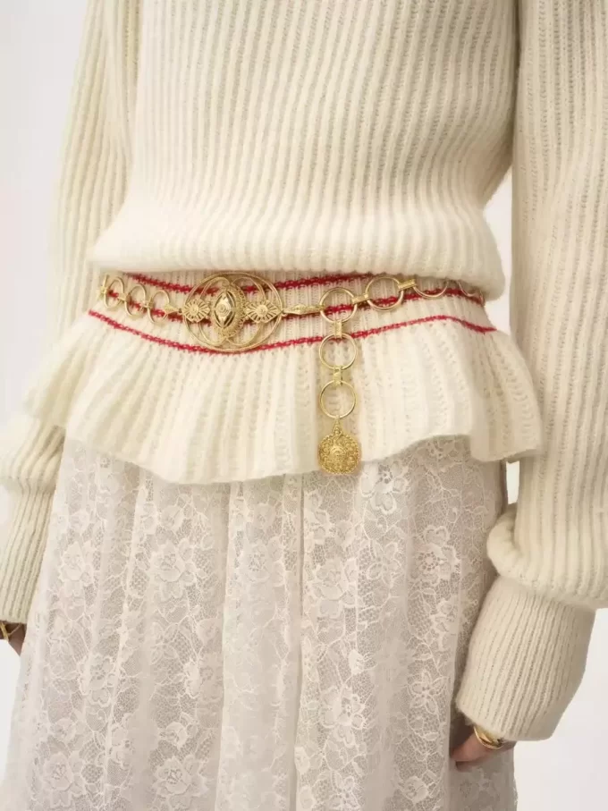 Oversize-Rollkragenpullover mit Logo aus Woll- und Mohairstrick Oversize-Rollkragenpullover mit Logo aus Woll- und Mohairstrick