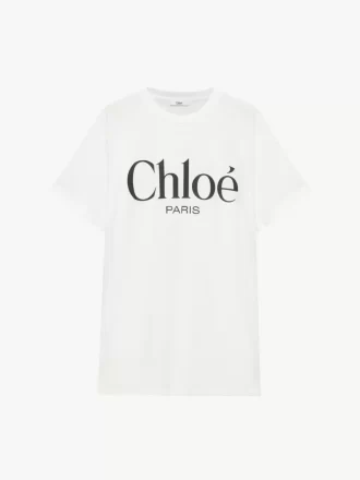 Oversize-T-Shirt mit Logo aus Baumwolljersey