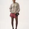 Oversized Logo-Hoodie aus Baumwollfleece-Mix Oversized Logo-Hoodie aus Baumwollfleece-Mix