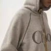 Oversized Logo-Hoodie aus Baumwollfleece-Mix Oversized Logo-Hoodie aus Baumwollfleece-Mix