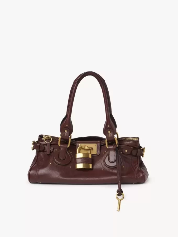 Paddington-Tasche aus genarbtem Leder Paddington-Tasche aus genarbtem Leder