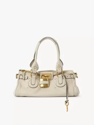 Paddington-Tasche aus genarbtem Leder