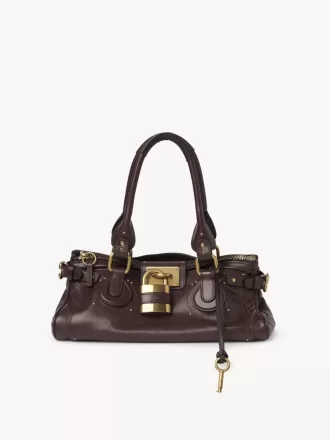 Paddington-Tasche aus genarbtem Leder