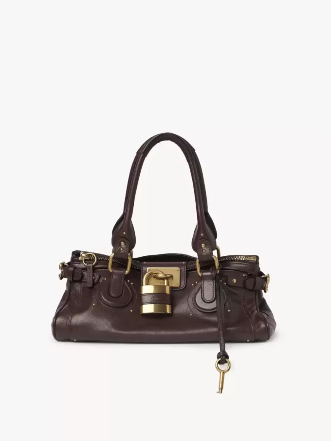 Paddington-Tasche aus genarbtem Leder Paddington-Tasche aus genarbtem Leder