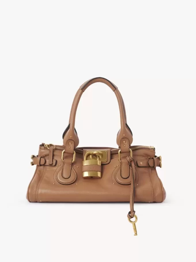 Paddington-Tasche aus genarbtem Leder Paddington-Tasche aus genarbtem Leder