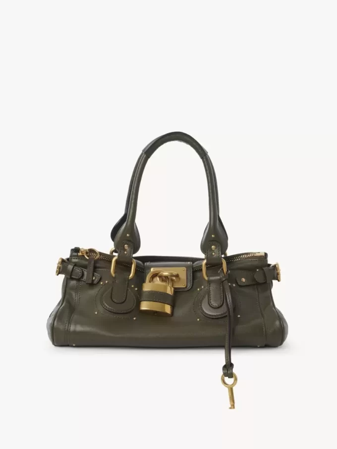 Paddington-Tasche aus genarbtem Leder Paddington-Tasche aus genarbtem Leder