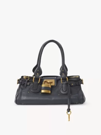 Paddington-Tasche aus genarbtem Leder