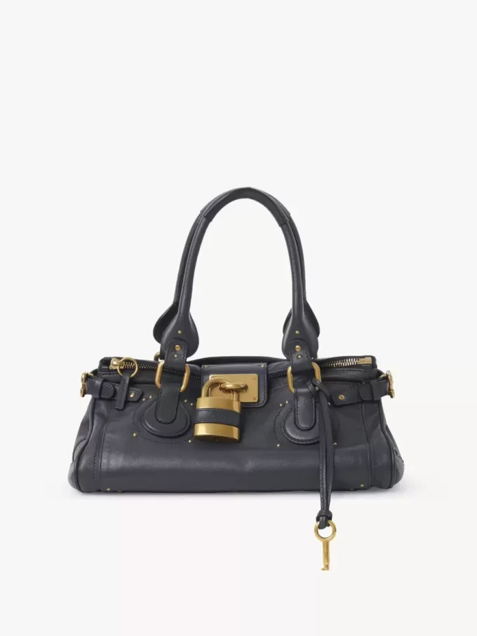 Paddington-Tasche aus genarbtem Leder Paddington-Tasche aus genarbtem Leder