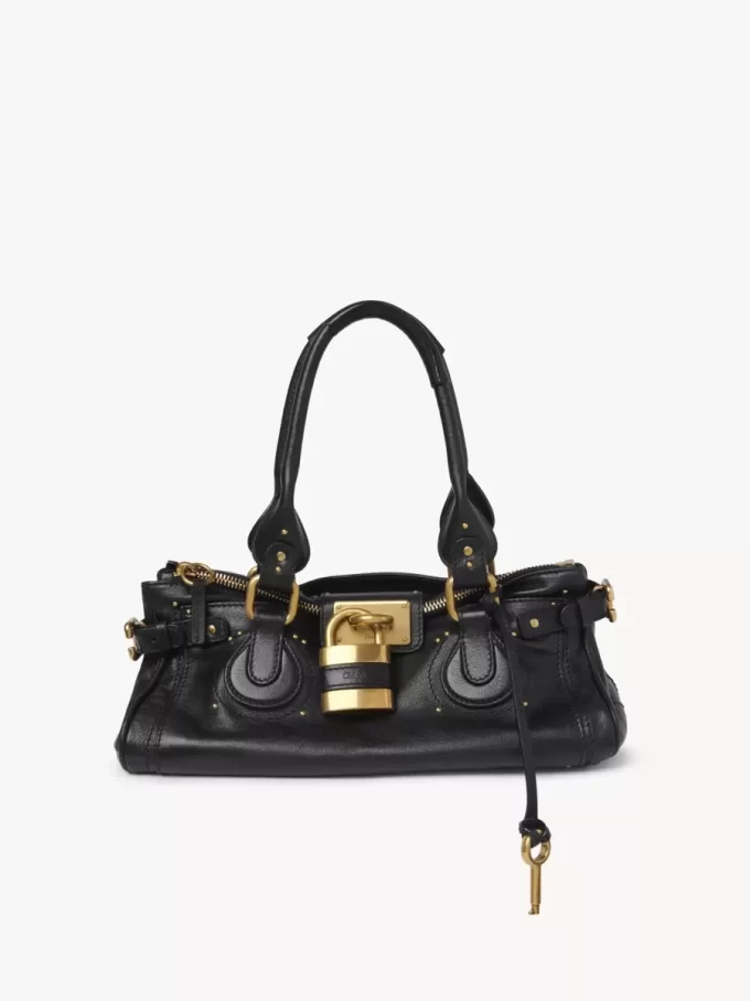 Paddington-Tasche aus genarbtem Leder Paddington-Tasche aus genarbtem Leder