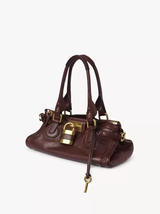 Paddington-Tasche aus genarbtem Leder Paddington-Tasche aus genarbtem Leder