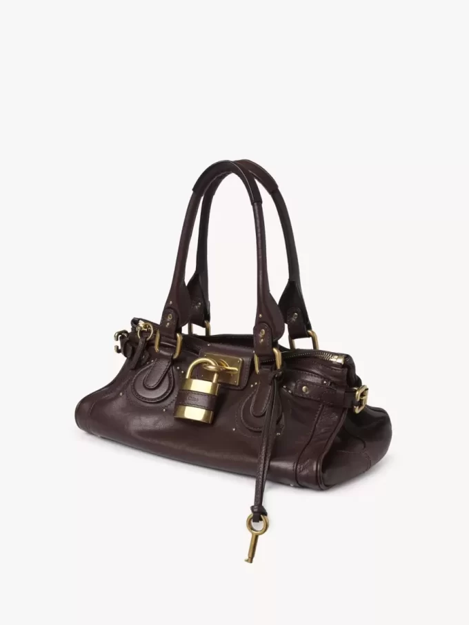 Paddington-Tasche aus genarbtem Leder Paddington-Tasche aus genarbtem Leder
