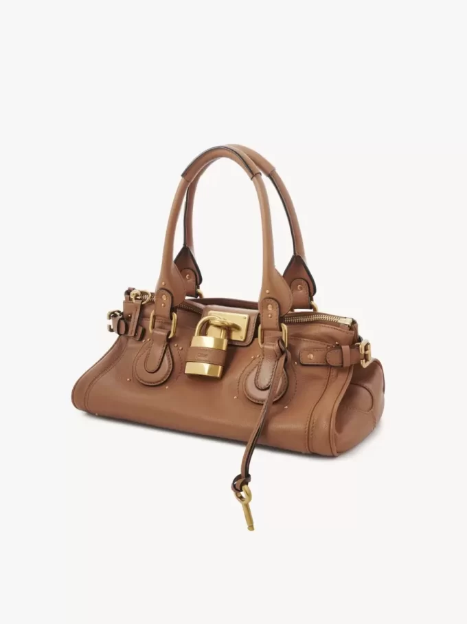 Paddington-Tasche aus genarbtem Leder Paddington-Tasche aus genarbtem Leder
