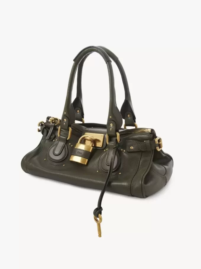 Paddington-Tasche aus genarbtem Leder Paddington-Tasche aus genarbtem Leder