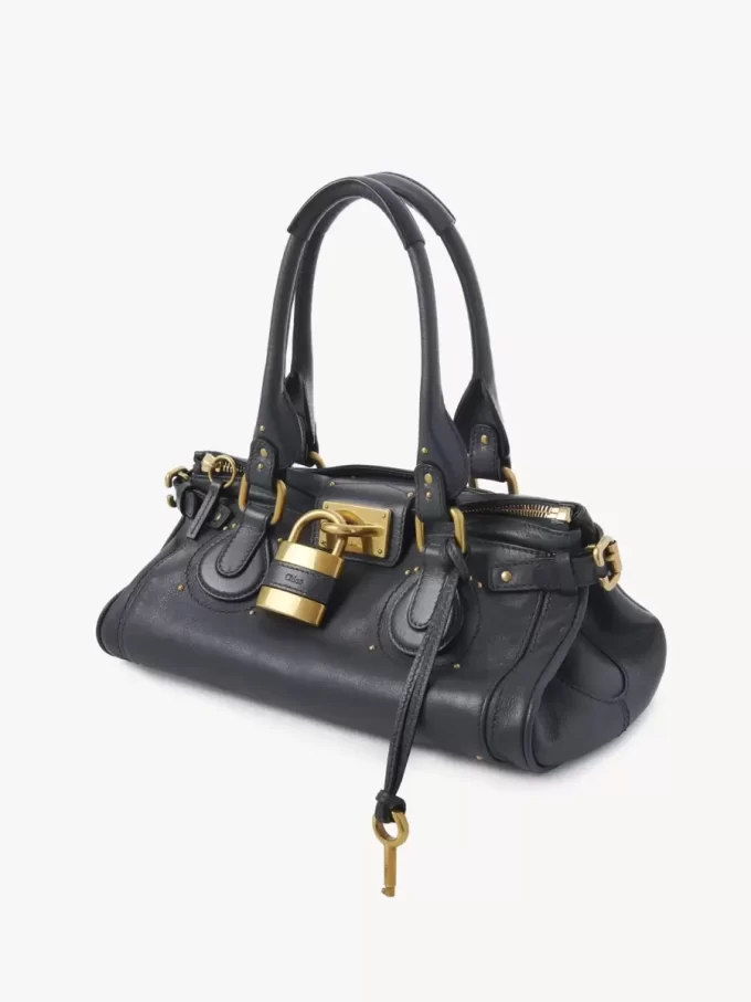 Paddington-Tasche aus genarbtem Leder Paddington-Tasche aus genarbtem Leder