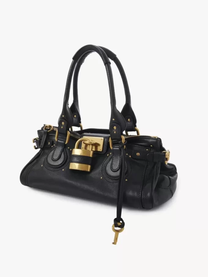 Paddington-Tasche aus genarbtem Leder Paddington-Tasche aus genarbtem Leder